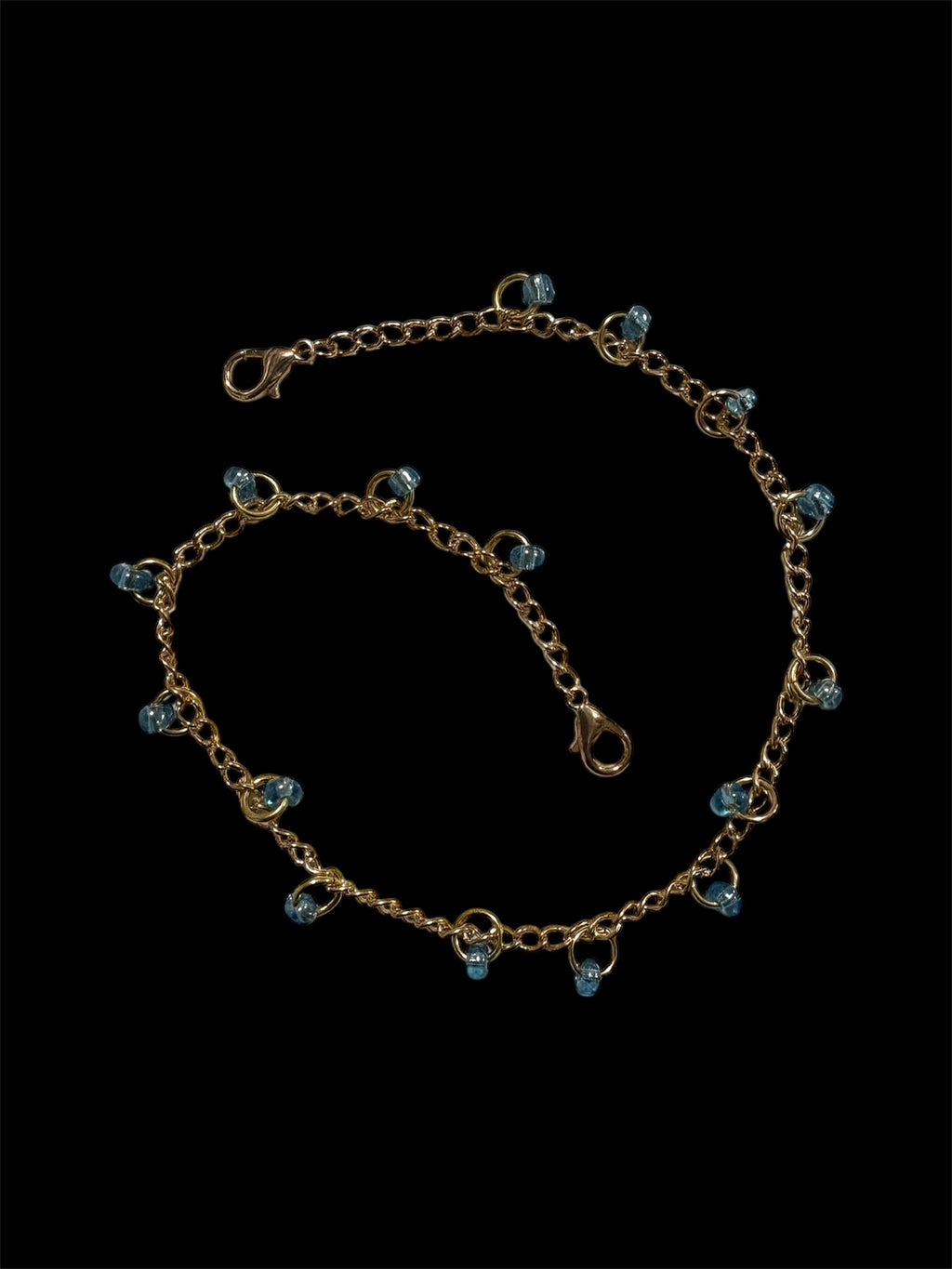 Gold & Blue Hat Chain by The Kings Misfit Kid - I AM REVEALED