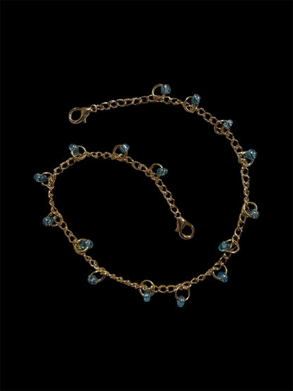 Gold & Blue Hat Chain by The Kings Misfit Kid - I AM REVEALED