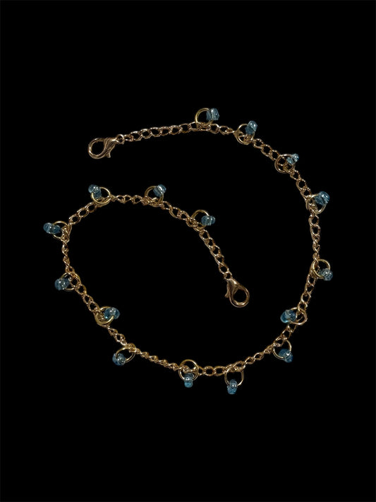 Gold & Blue Hat Chain by The Kings Misfit Kid - I AM REVEALED