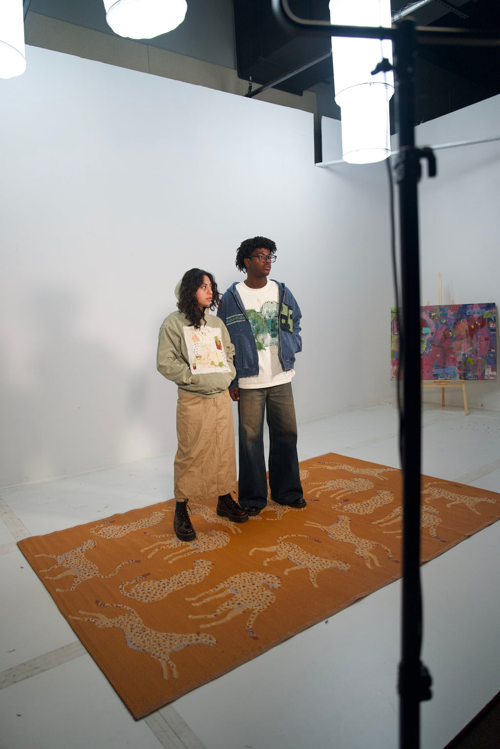 Hand-Stitched Design on Heavy-Weight Hoodie by Little b • Unisex • S