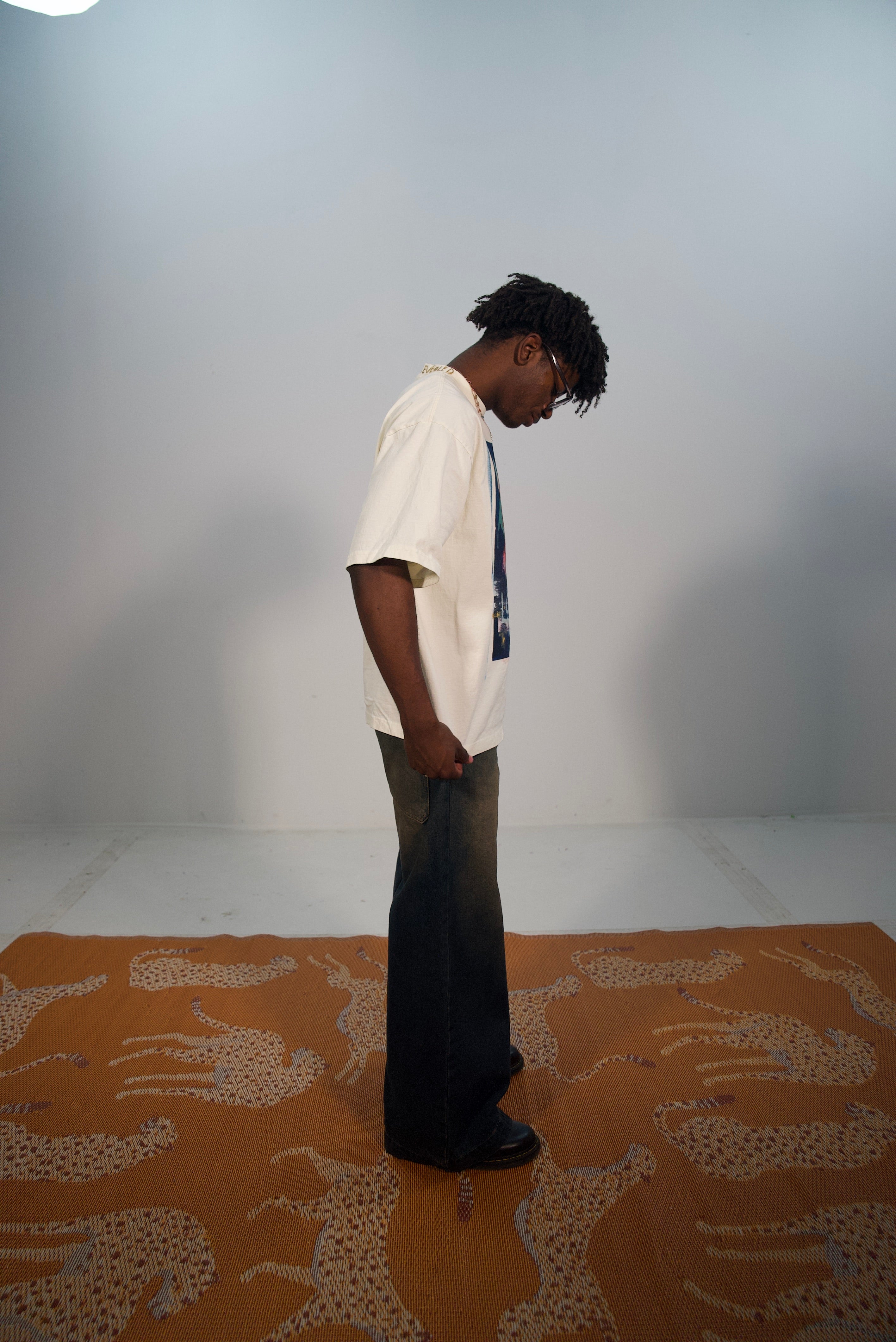 Hand-Painted ‘So Loved’ Boxy Cropped Tee by Little b • Unisex • 2XL