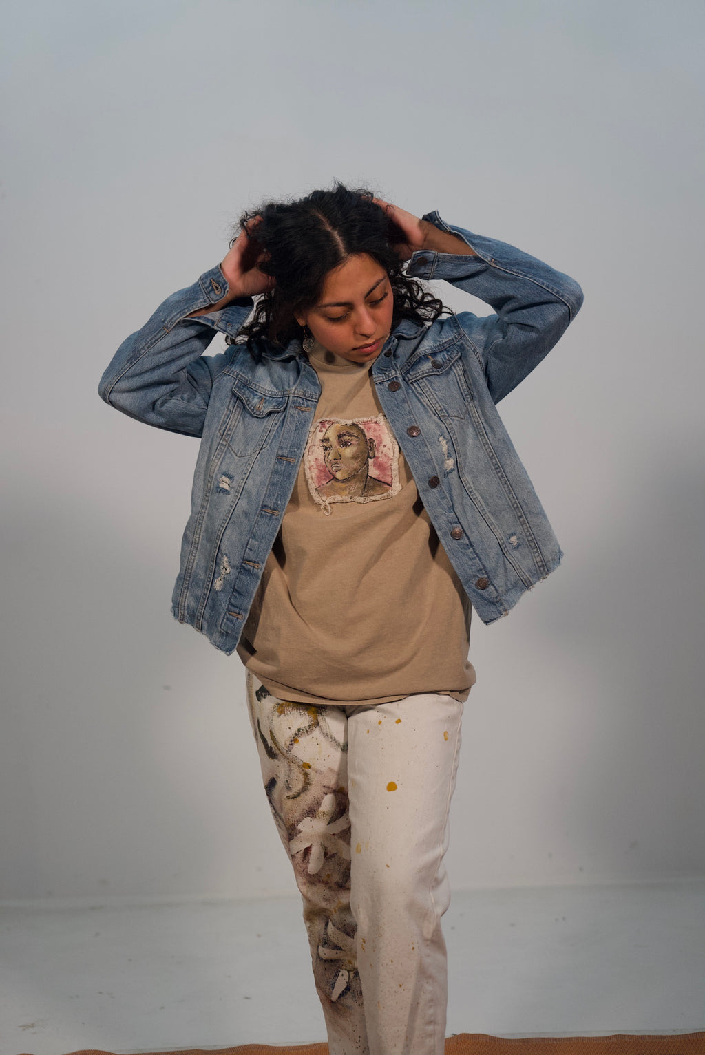 Hand-Painted and Stitched Design by The Kings Misfit Kid • Unisex • M