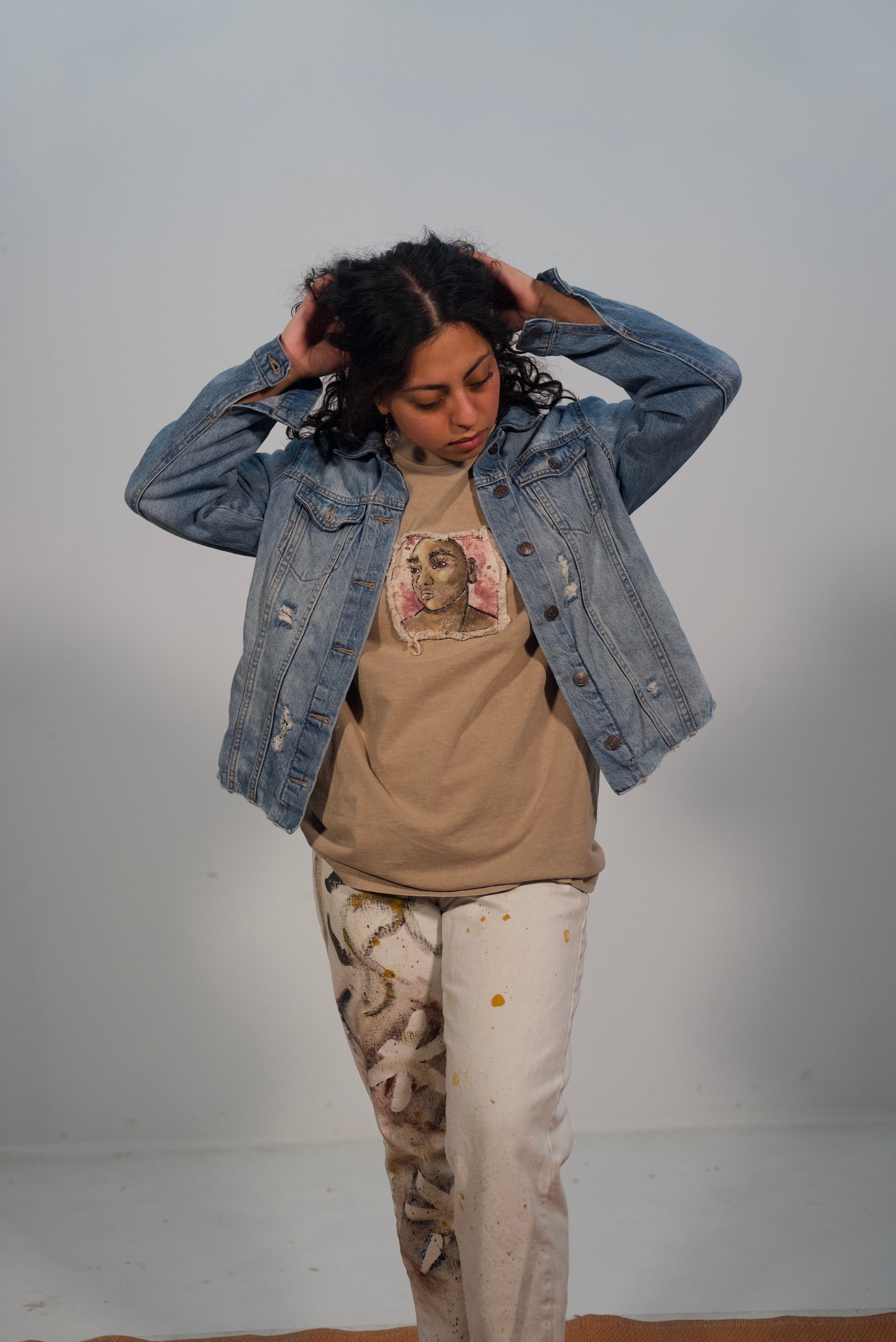 Hand-Painted and Stitched Design by The Kings Misfit Kid • Unisex • M