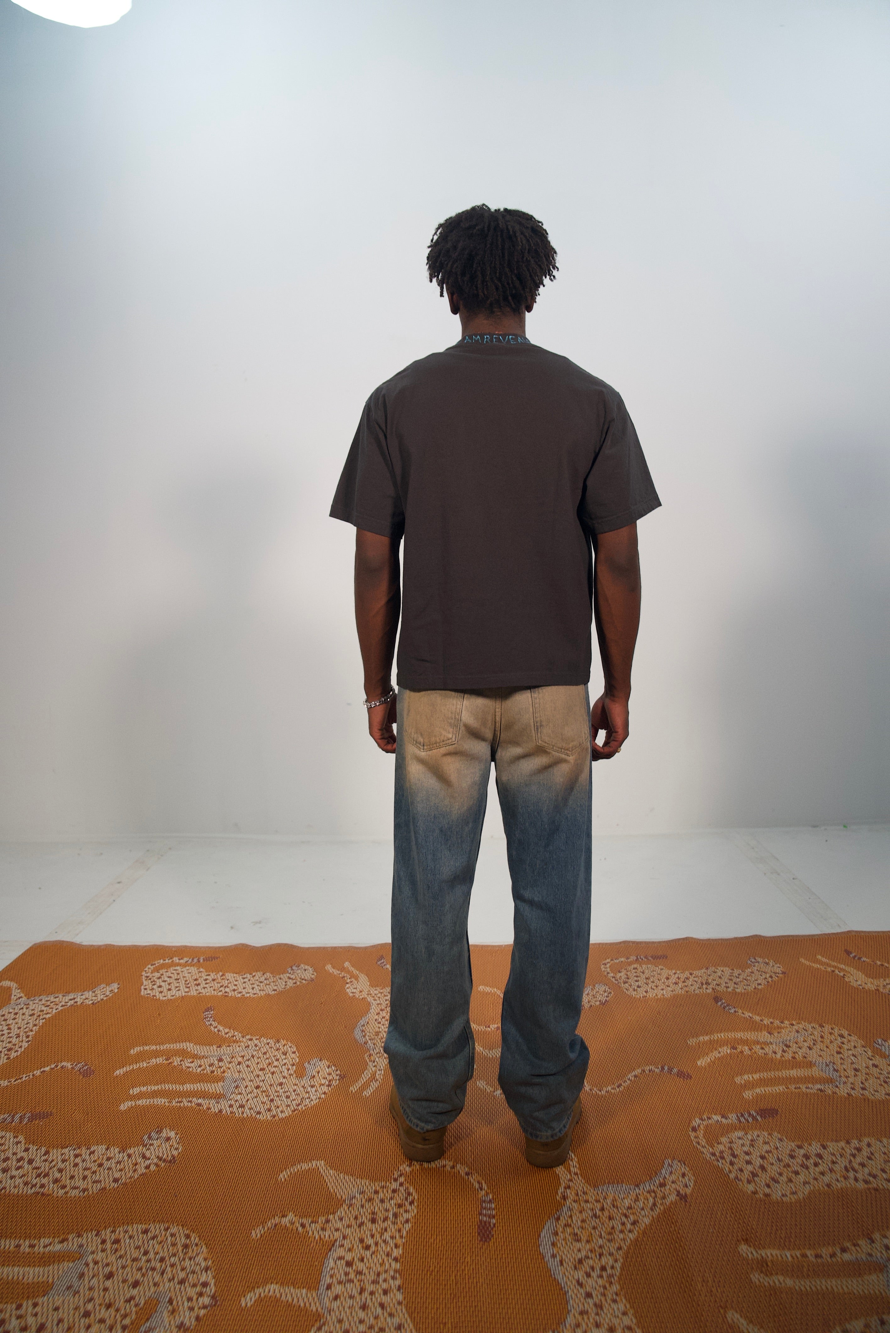 Hand-Painted ‘So Loved’ Boxy Cropped Tee by Little b • Unisex • L