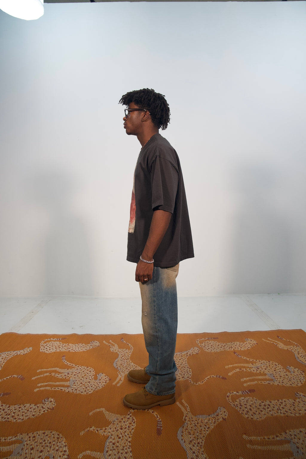 Hand-Painted ‘So Loved’ Boxy Cropped Tee by Little b • Unisex • 2XL