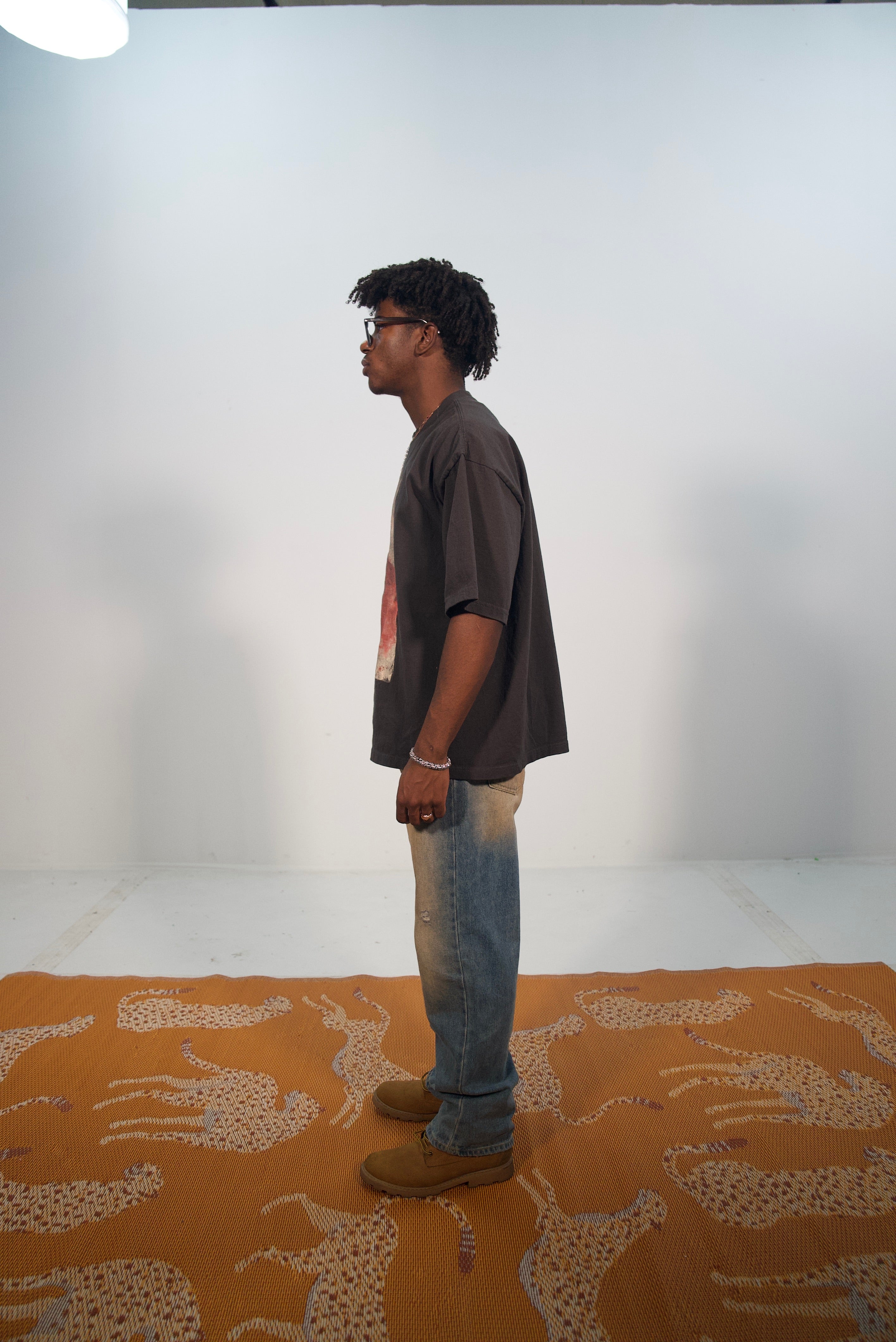 Hand-Painted ‘So Loved’ Boxy Cropped Tee by Little b • Unisex • 2XL