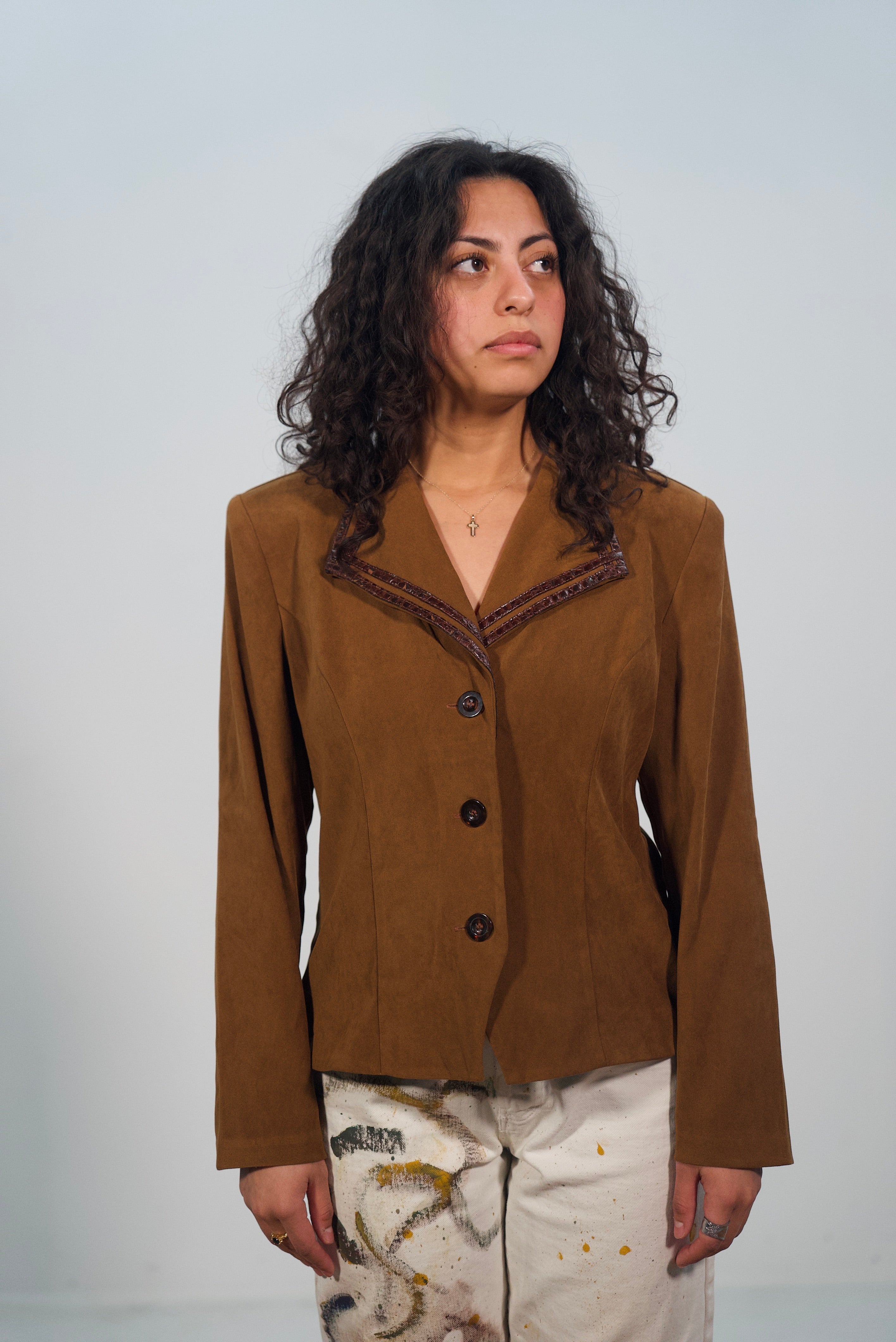 Hand-Painted & Stitched Jacket by M.M. • Women’s • M