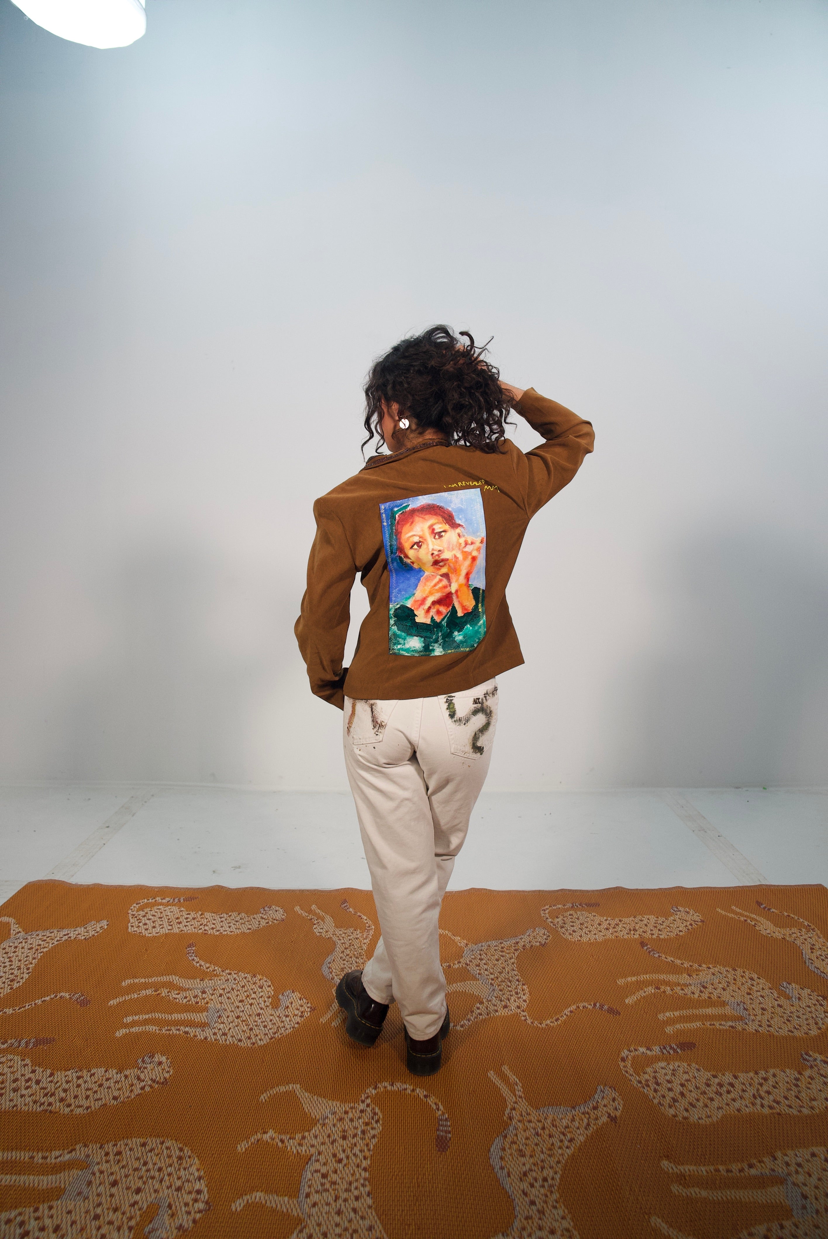 Hand-Painted & Stitched Jacket by M.M. • Women’s • M