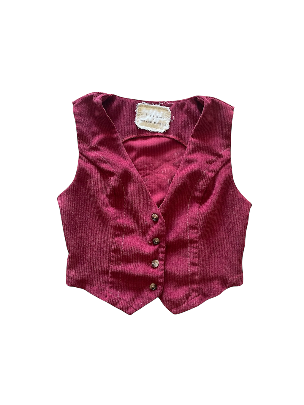 Hand-Painted Vest by The Kings Misfit Kid • Women’s • S