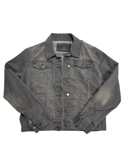 Portrait Denim Jacket by Little b (Size: M) - I AM REVEALED