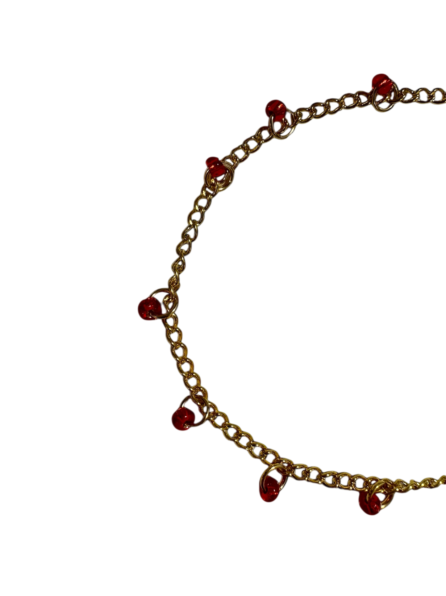 Gold & Red Hat Chain by The Kings Misfit Kid