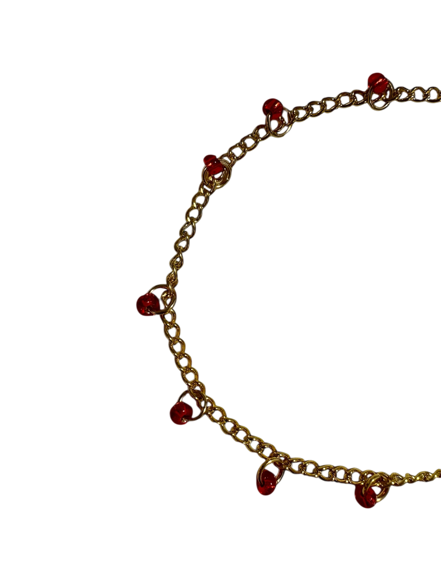 Gold & Red Hat Chain by The Kings Misfit Kid