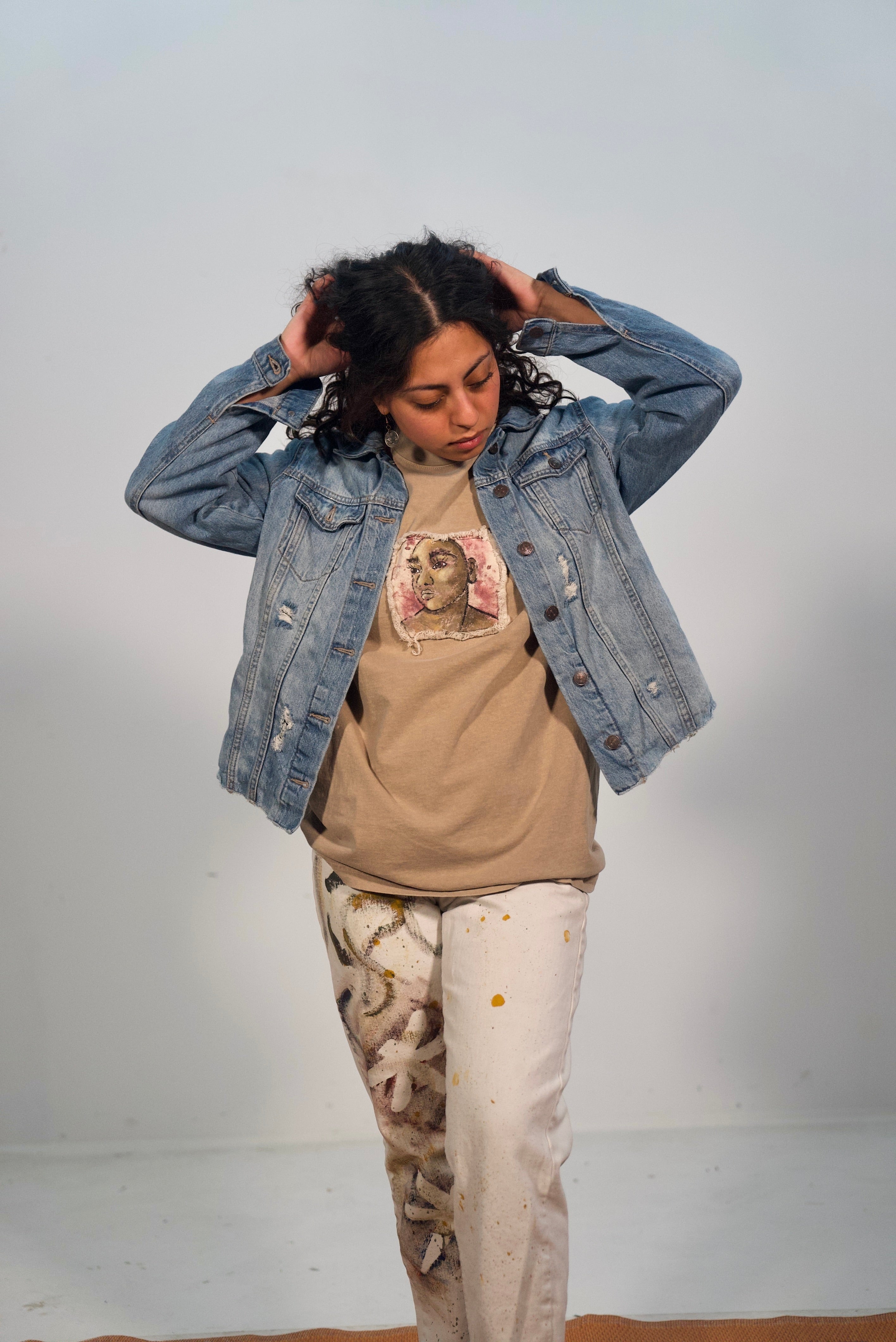 Hand-Painted and Stitched Design by The Kings Misfit Kid • Unisex • M