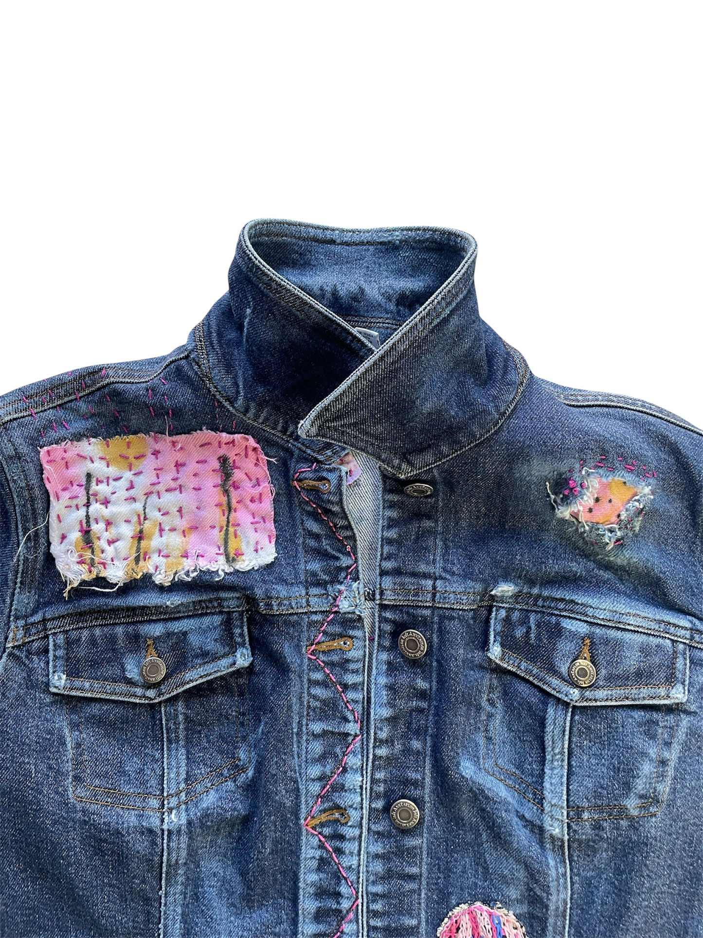 1/1 Bloom Denim Jacket by little b. (Size: WXXS)