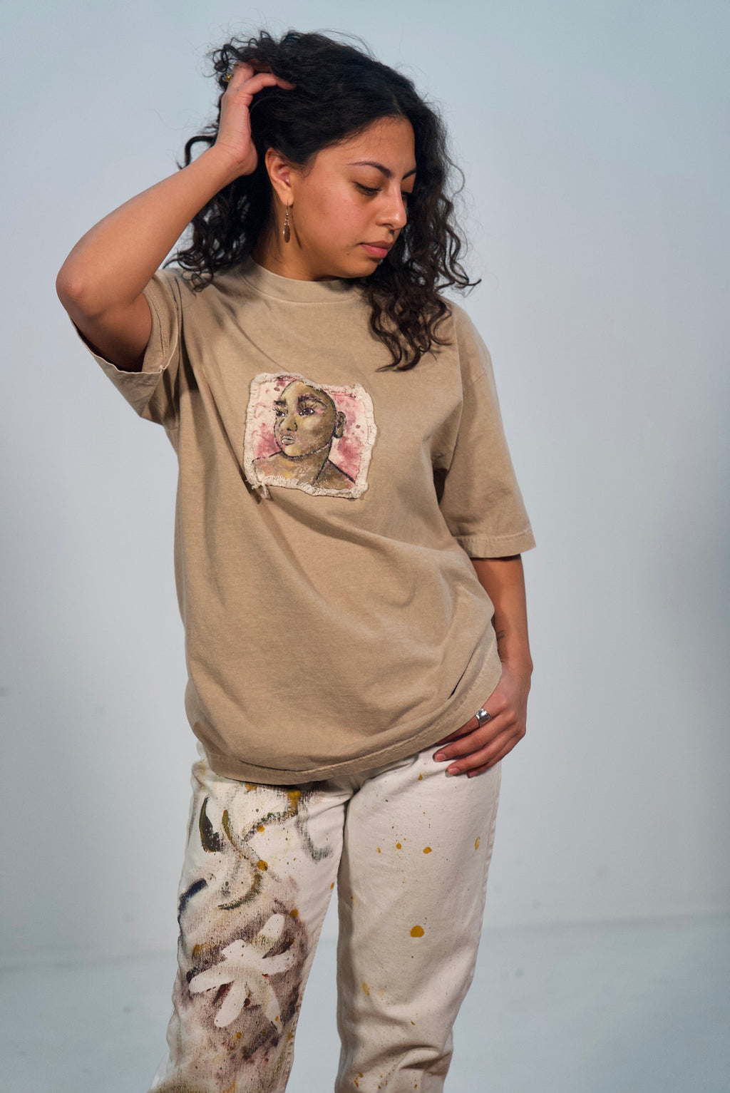 Hand-Painted and Stitched Design by The Kings Misfit Kid • Unisex • M