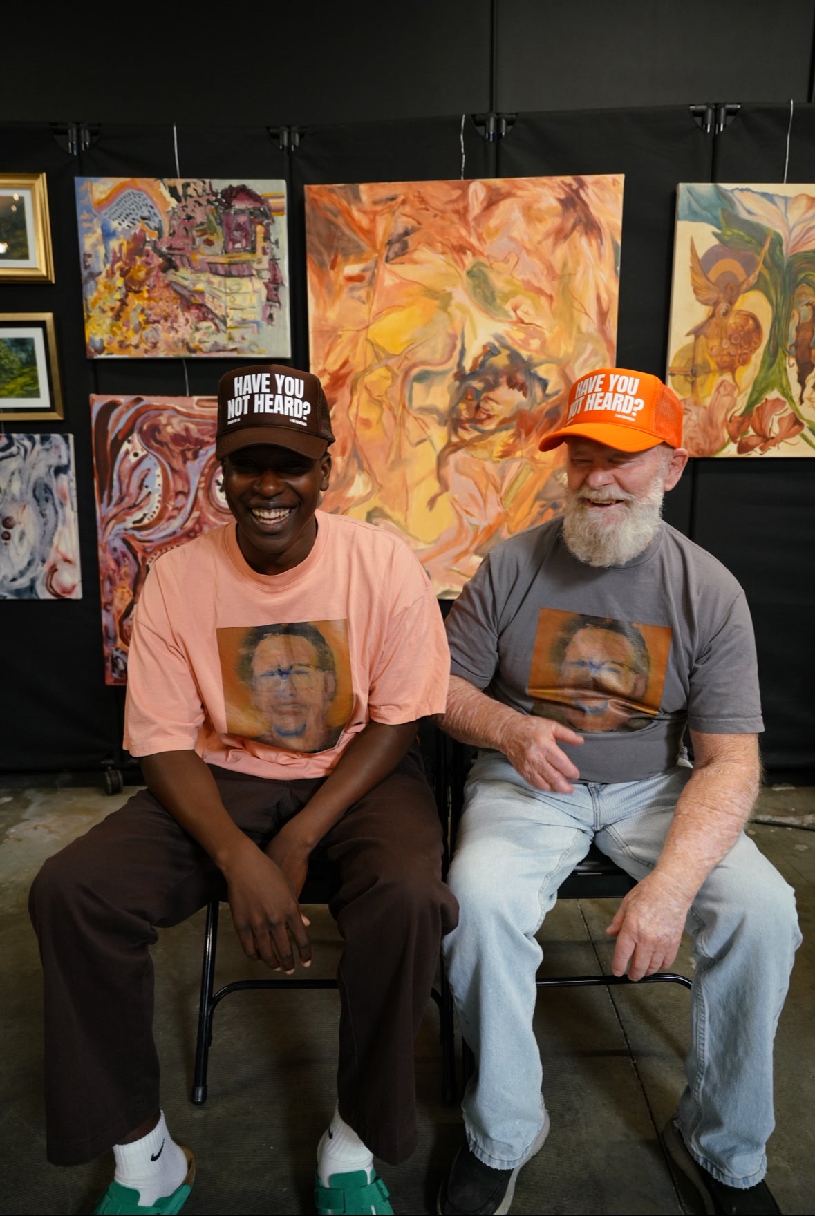 Sunset Orange Trucker - I AM REVEALED