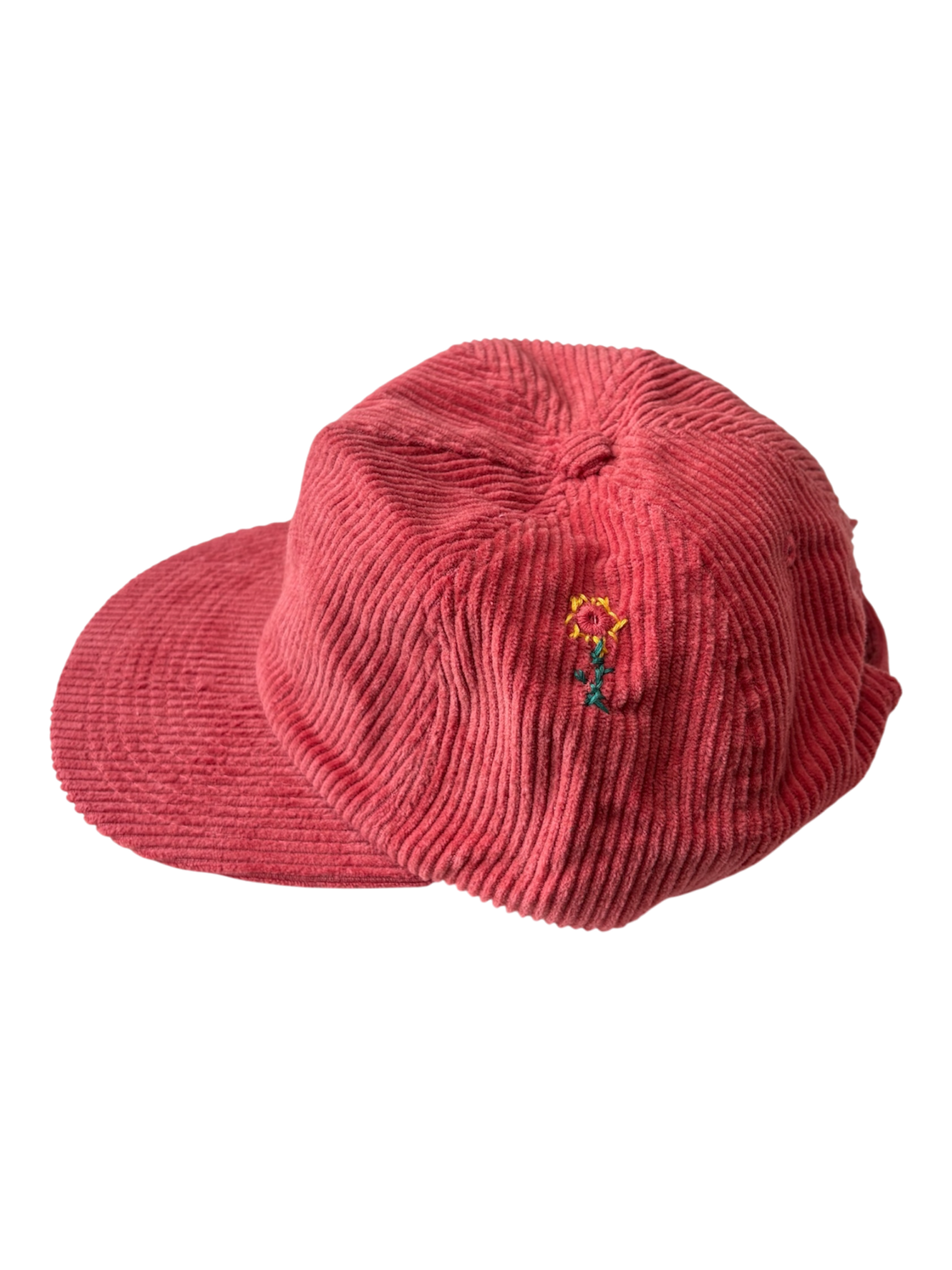 Hand-Stitched Hummingbird & Flower Design on Suede Strapback by JBM • Unisex (Copy 2)