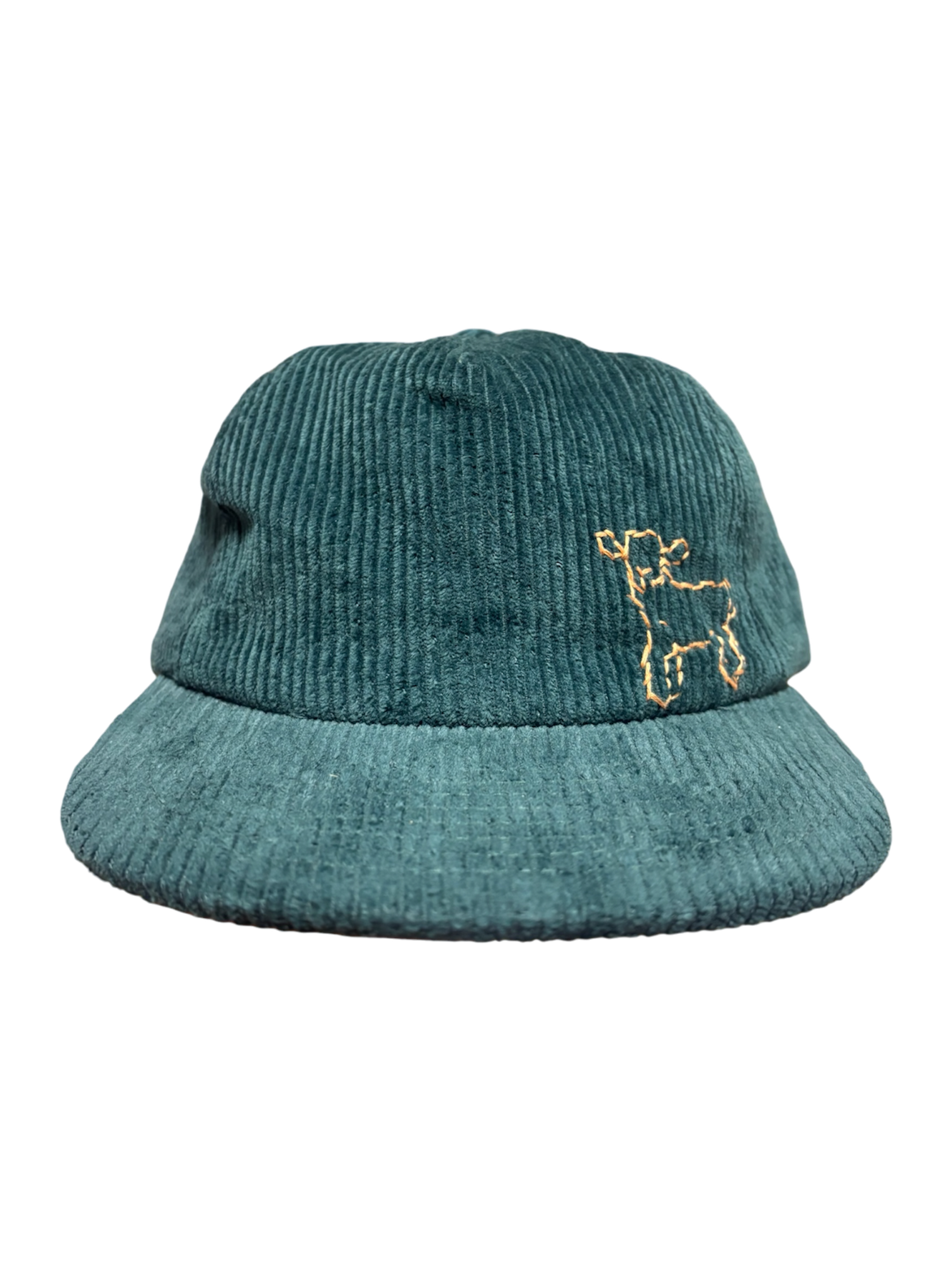 Hand-Stitched Lamb Design on Suede Strapback by JBM • Unisex (Copy)