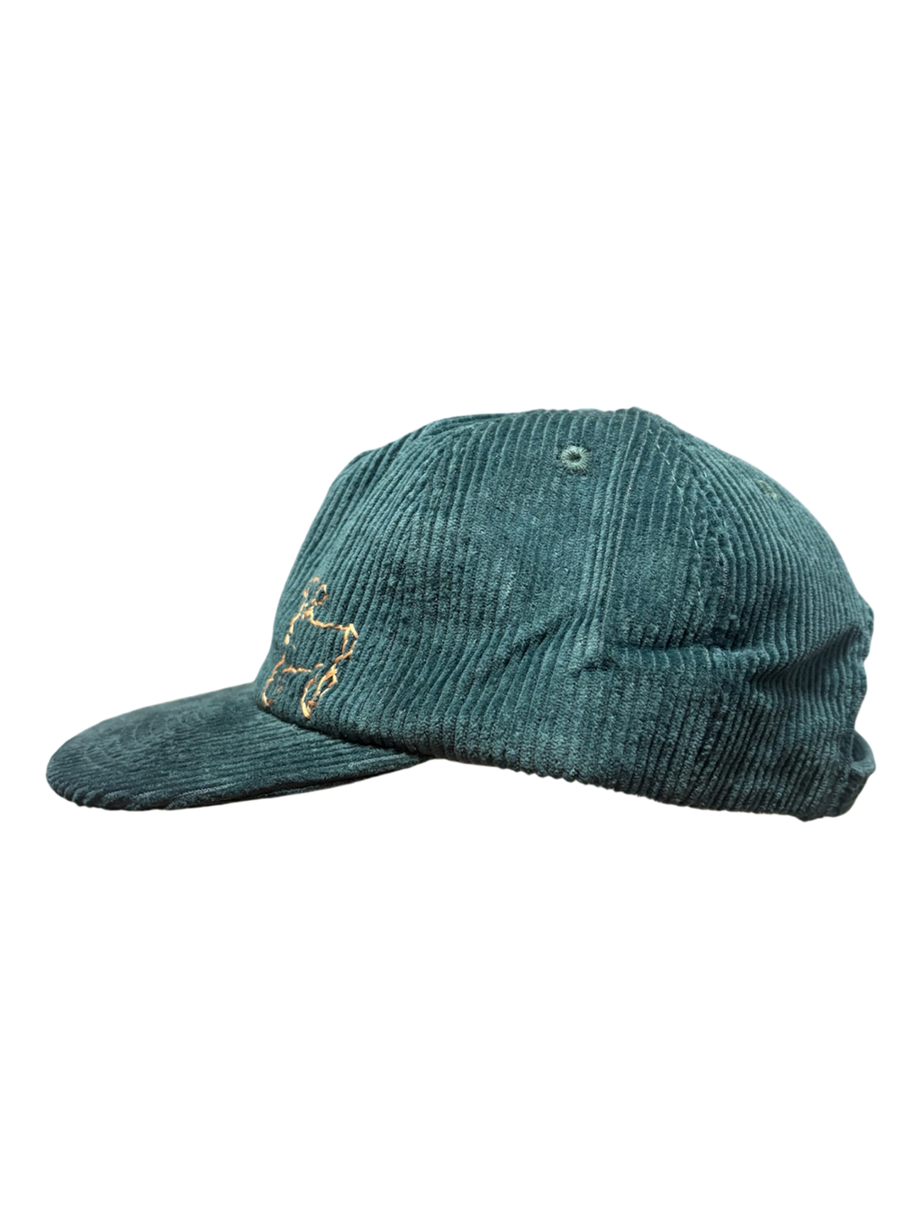 Hand-Stitched Lamb Design on Suede Strapback by JBM • Unisex (Copy)