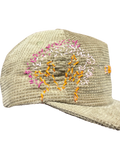 Hand-Stitched Eden Design on corduroy Snapback Hat by JBM • Unisex