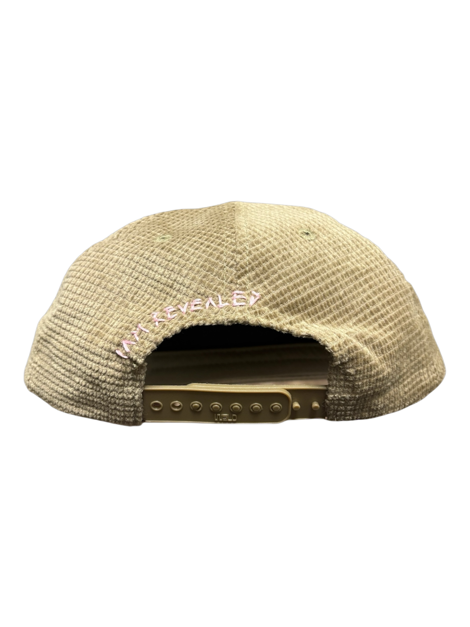 Hand-Stitched Eden Design on corduroy Snapback Hat by JBM • Unisex