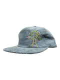 Hand-Stitched Tree of Life Design on corduroy Snapback Hat by JBM • Unisex