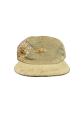 Hand-Stitched Eden Design on corduroy Snapback Hat by JBM • Unisex