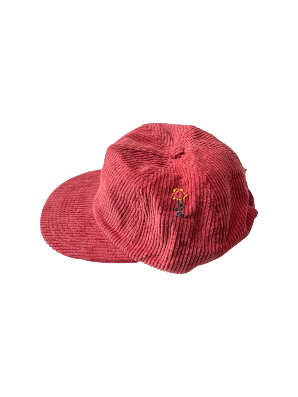 Hand-Stitched Hummingbird & Flower Design on Suede Strapback by JBM • Unisex