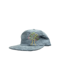 Hand-Stitched Tree of Life Design on corduroy Snapback Hat by JBM • Unisex