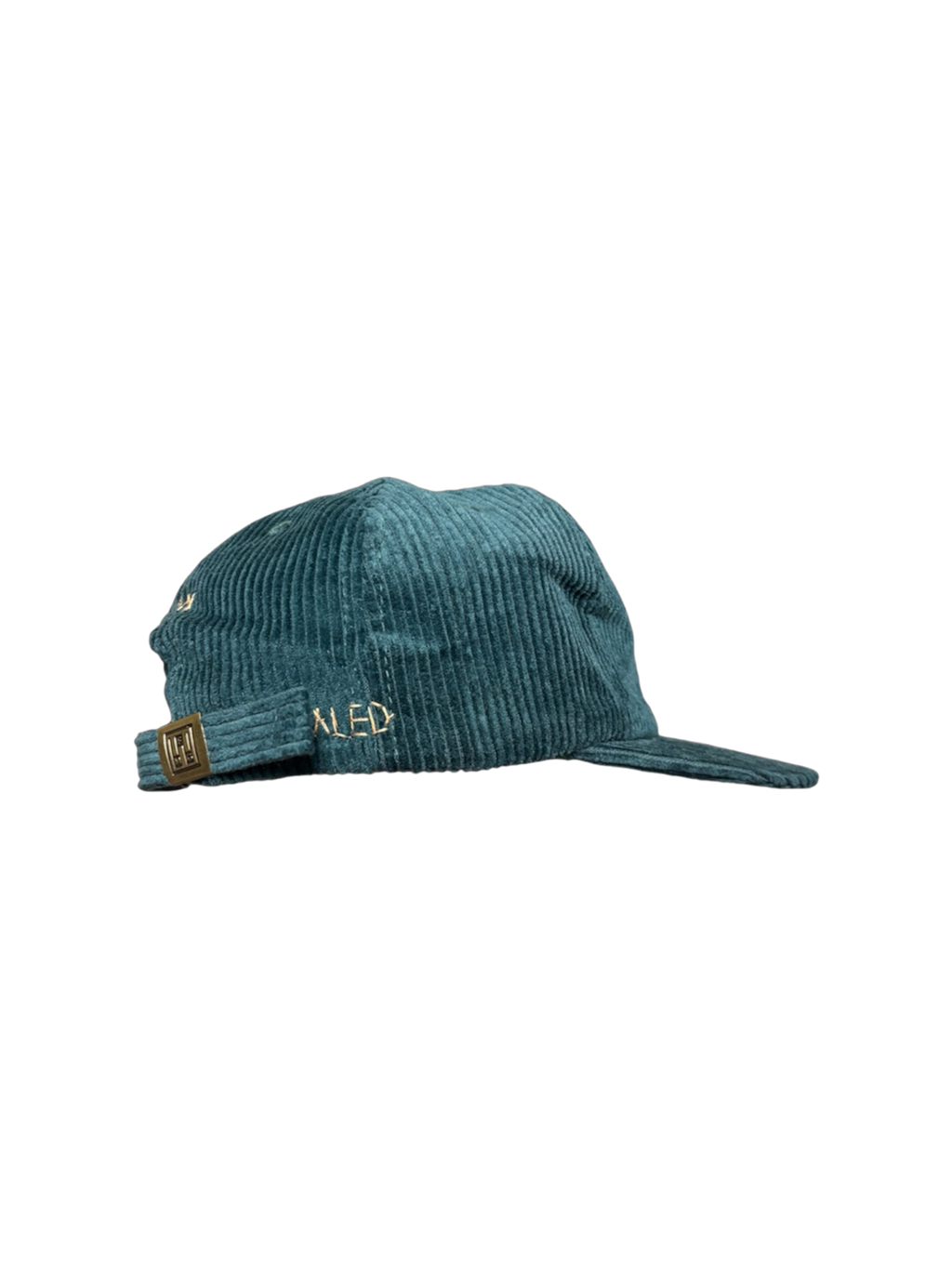 Hand-Stitched Lamb Design on Suede Strapback by JBM • Unisex