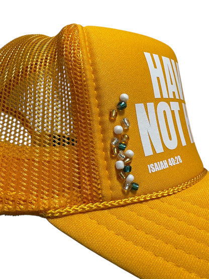 1/1 Yellow Trucker by The Kings Misfit Kid